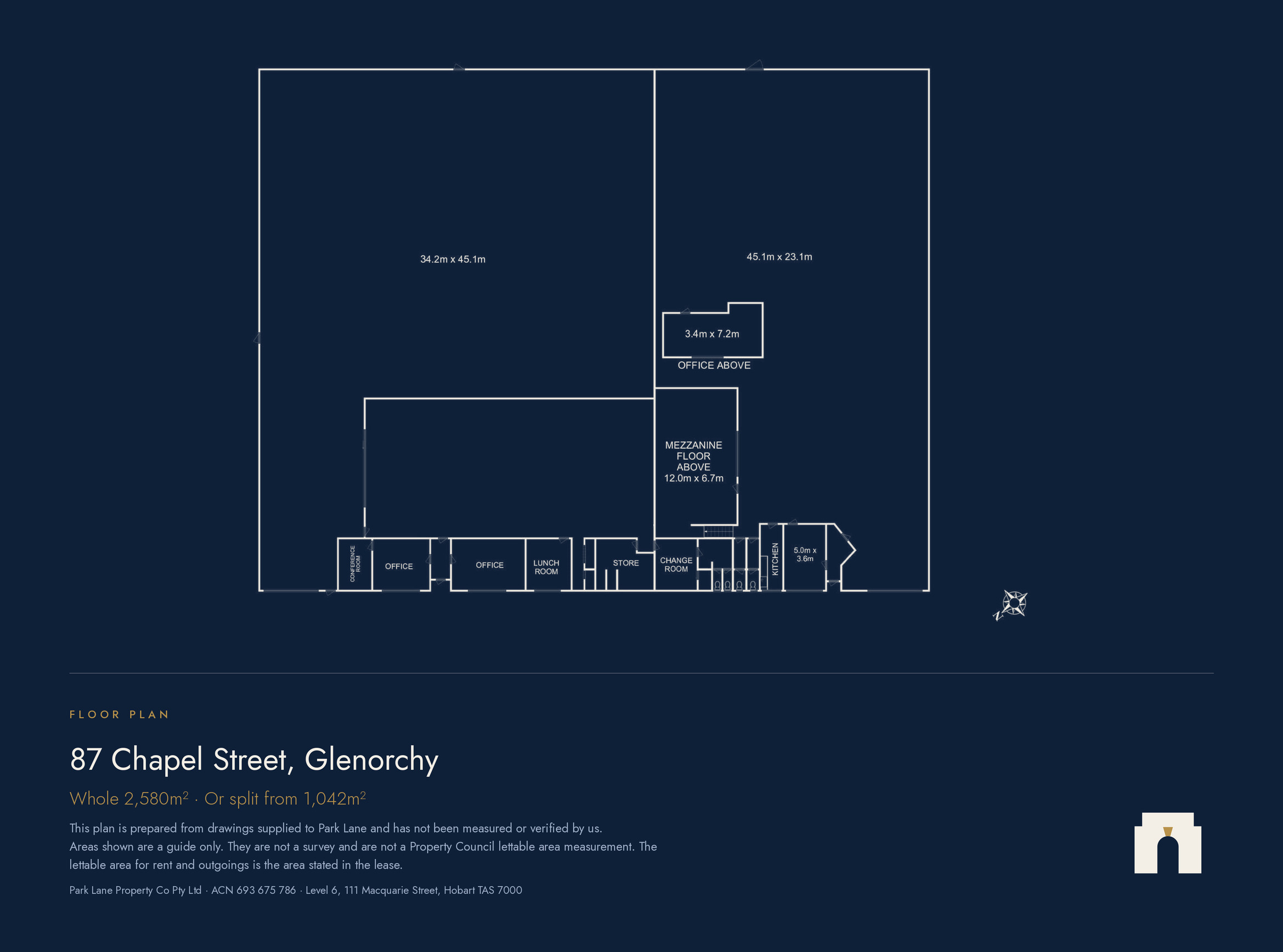 Floor plan, 87 Chapel Street, Glenorchy